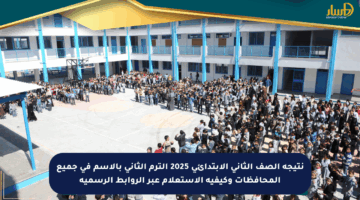 نتيجة الصف الثاني الابتدائي 2025 الترم الثاني بالاسم في جميع المحافظات وكيفية الاستعلام عبر الروابط الرسمية